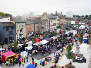 Overview of Bishop Auckland Food Festival 2021