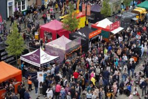 Crowds at the festival